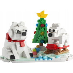 LEGO 40571 Zimowe niedźwiedzie polarne klocki