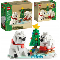 LEGO 40571 Zimowe niedźwiedzie polarne klocki