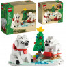 LEGO 40571 Zimowe niedźwiedzie polarne klocki