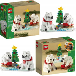 LEGO 40571 Zimowe niedźwiedzie polarne klocki