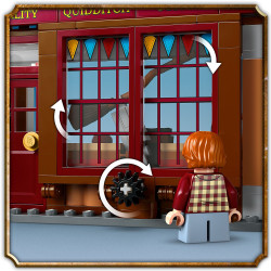 LEGO Harry Potter 76452 Markowy sprzęt do quidditcha i lodziarnia
