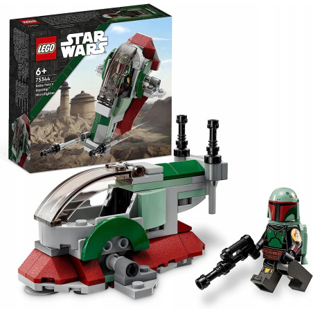 LEGO 75344 Star Wars Mikromyśliwiec kosmiczny Boby Fett klocki