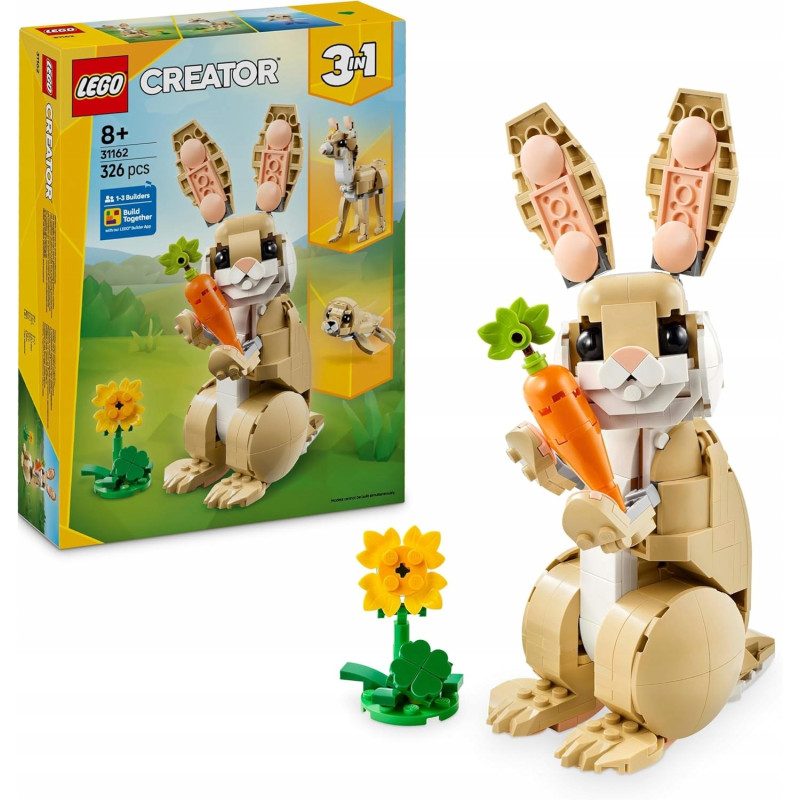 LEGO Creator 3 w 1 Uroczy króliczek 31162