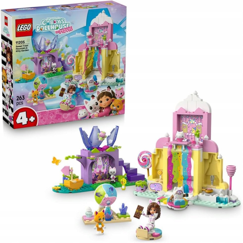 LEGO Koci Domek Gabi 11205 - Łakociowa Góra i Kiciowy Ogródek