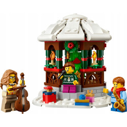 Lego IDEAS 40778 Świąteczna Zimowa altanka i kolędnicy