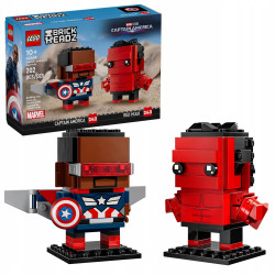 LEGO 40668 BrickHeadz - Figurki Kapitana Ameryki i Czerwonego Hulka
