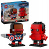 LEGO 40668 BrickHeadz - Figurki Kapitana Ameryki i Czerwonego Hulka