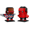 LEGO 40668 BrickHeadz - Figurki Kapitana Ameryki i Czerwonego Hulka