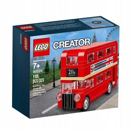 LEGO Creator 40220 Autobus Czerwony Londyński Piętrowy London Bus