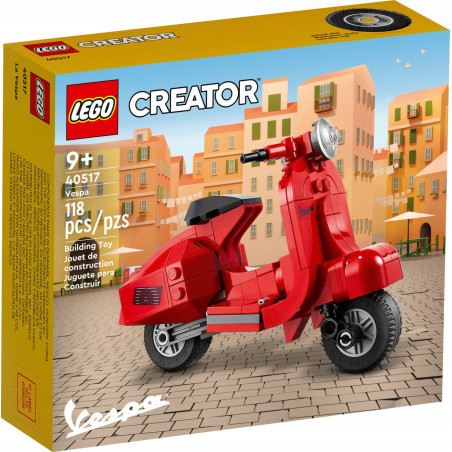 LEGO Creator 40517 Vespa Skuter Czerwony