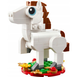 LEGO Koń 40779 - Chiński Nowy Rok - ROK KONIA - Year of the Horse Biały koń