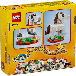 LEGO Koń 40779 - Chiński Nowy Rok - ROK KONIA - Year of the Horse Biały koń