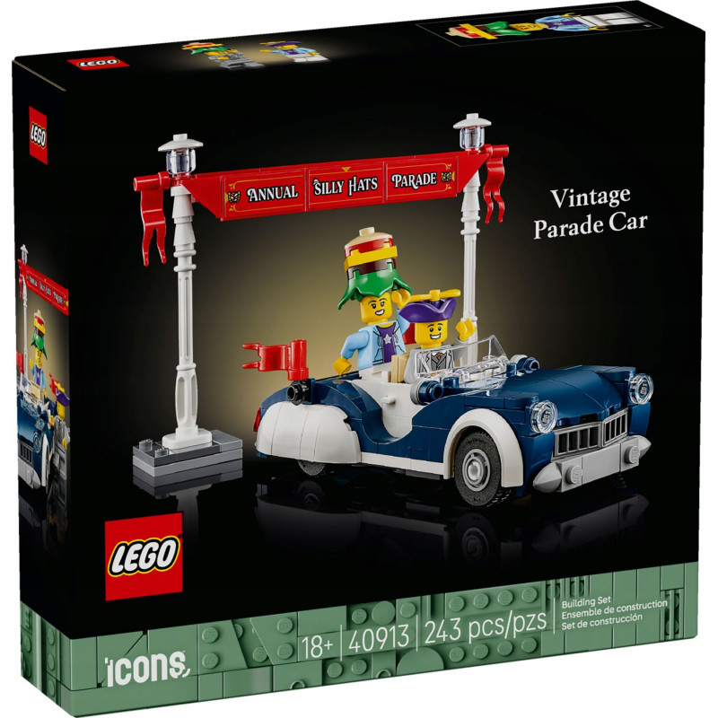 LEGO 40913 ICONS - Zabytkowy samochód z parady