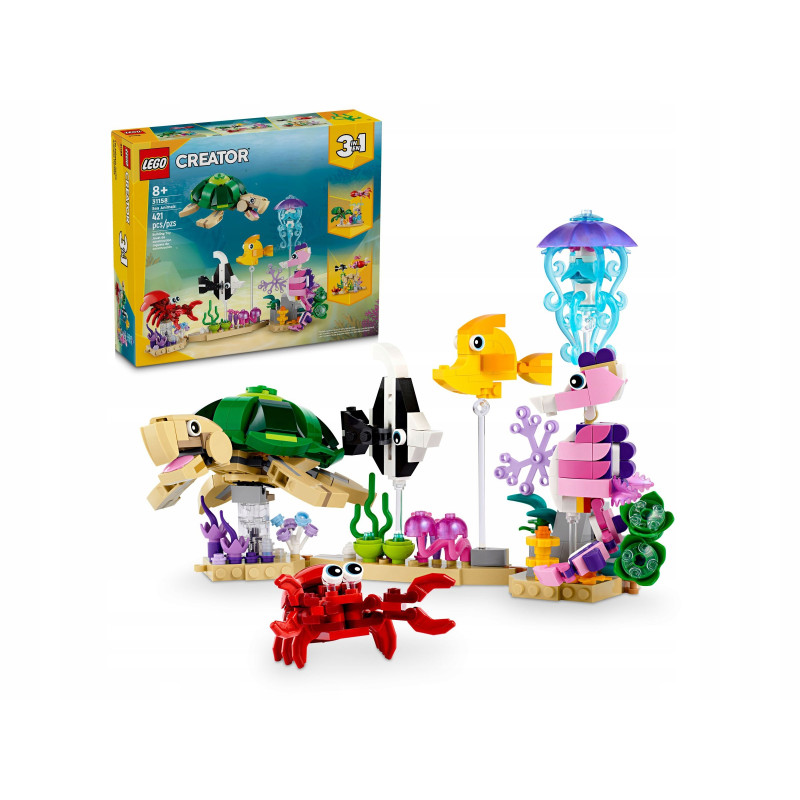 LEGO Creator 3w1 31158 Zwierzęta morskie