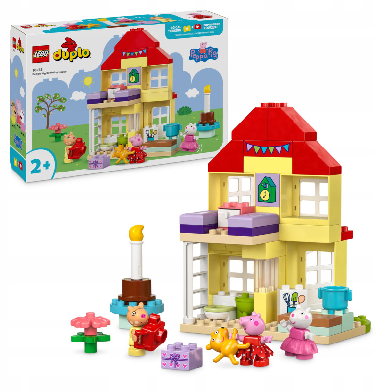 LEGO DUPLO Peppa Urodzinowy domek Peppy 10433