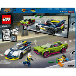 LEGO City 60415 Pościg radiowozu za muscle carem