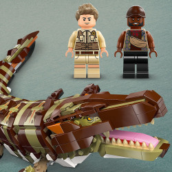 LEGO Jurassic World 76974 Misja na łodzi i model mozazaura