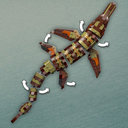 LEGO Jurassic World 76974 Misja na łodzi i model mozazaura