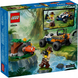 LEGO CITY Quad badacza dżungli z pandą czerwoną 60424