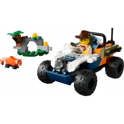 LEGO CITY Quad badacza dżungli z pandą czerwoną 60424