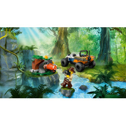LEGO CITY Quad badacza dżungli z pandą czerwoną 60424