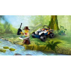 LEGO CITY Quad badacza dżungli z pandą czerwoną 60424