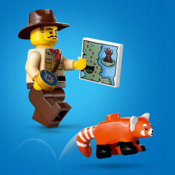 LEGO CITY Quad badacza dżungli z pandą czerwoną 60424