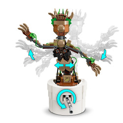 Klocki LEGO Marvel Tańczący Groot 459 elementów