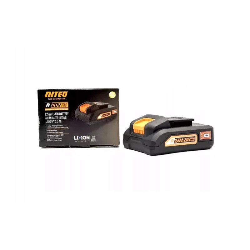 Akumulator NITEO Tools 20V 2.5Ah Li-Ion do elektronarzędzi