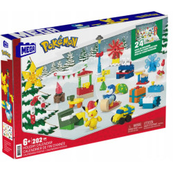 KALENDARZ ADWENTOWY POKEMONZESTAW KLOCKI MEGA GYG99 klocki MATTEL pikachu