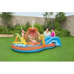 DMUCHANY PLAC ZABAW ZJEŻDŻALNIA BESTWAY 53069 265x104CM LAVA LAGOON
