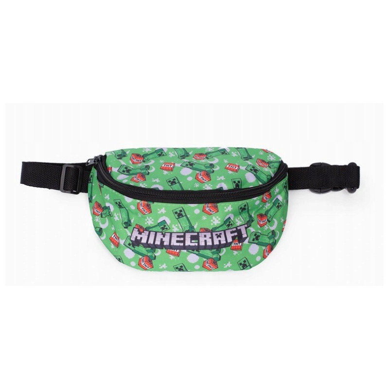 nerka MINECRAFT saszetka regulowany pas LOGO CREEPER TNT