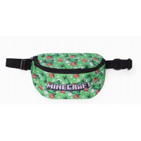 nerka MINECRAFT saszetka regulowany pas LOGO CREEPER TNT