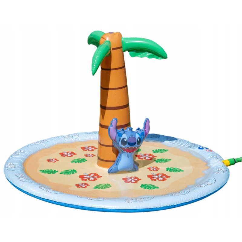 STITCH DISNEY MATA OGRODOWA WODNA BASENIK DLA DZIECI Z FONTANNĄ