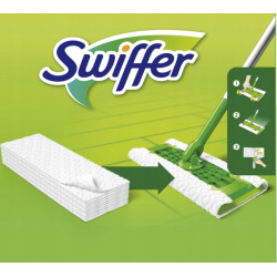 Swiffer 2IN1 KIT Zestaw Mop + 8 wkładów + miotełka do kurzu