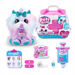ZURU PETS ALIVE INTERAKTYWNY PLUSZAK + TRANSPORTER maskotka