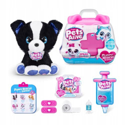 ZURU PETS ALIVE INTERAKTYWNY PLUSZAK + TRANSPORTER maskotka