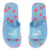 Kubota Multicolor Wisienki Klapki na Rzepy Błękitne Rozmiar 38
