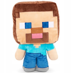 DUŻA maskotka pluszowa Minecraft Steve Shaped Cushion 40 x 30 cm