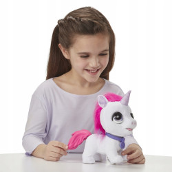 Furreal Friends jednorożec na smyczy zabawka interaktywna E8727 WALKALOST