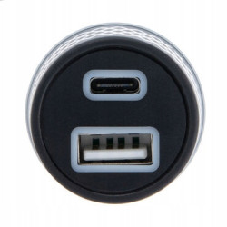 SETTY ŁADOWARKA SAMOCHODOWA PD USB USB-C 45W LSM-01 CZARNA