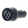 SETTY ŁADOWARKA SAMOCHODOWA PD USB USB-C 45W LSM-01 CZARNA