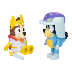 TM TOYS BLUEY ZESTAW BAJKOWE POSTACIE 2 FIGURKI CHILLI I BANDIT 17974