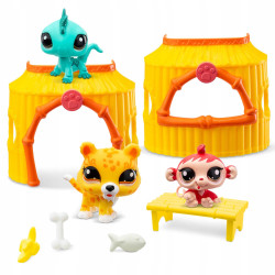 Littlest Pet Shop Zestaw Dżungla z 3 figurkami