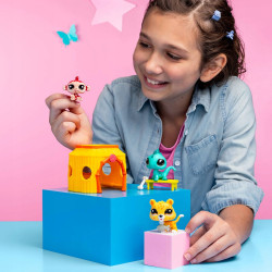 Littlest Pet Shop Zestaw Dżungla z 3 figurkami