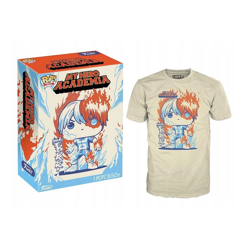 Funko Pop Tee My Hero Academia MHA Shoto Todoroki r.L