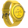 Smartwatch zegarek kolorowy młodzieżowy z gumowym paskiem żółty Forever