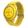 Smartwatch zegarek kolorowy młodzieżowy z gumowym paskiem żółty Forever