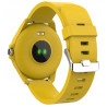 Smartwatch zegarek kolorowy młodzieżowy z gumowym paskiem żółty Forever