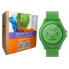 Smartwatch zegarek kolorowy młodzieżowy z gumowym paskiem zielony Forever